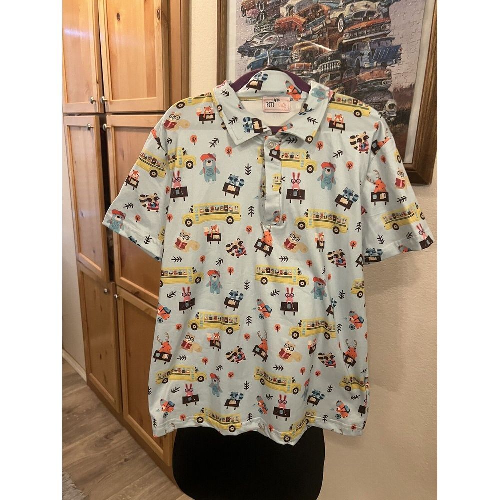 Pete‎ & Lucy Boys Polo Top 7/8